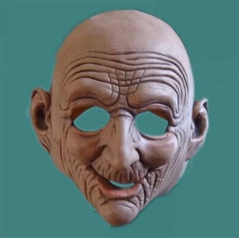 halloween mask old man|realistic old man face mask.